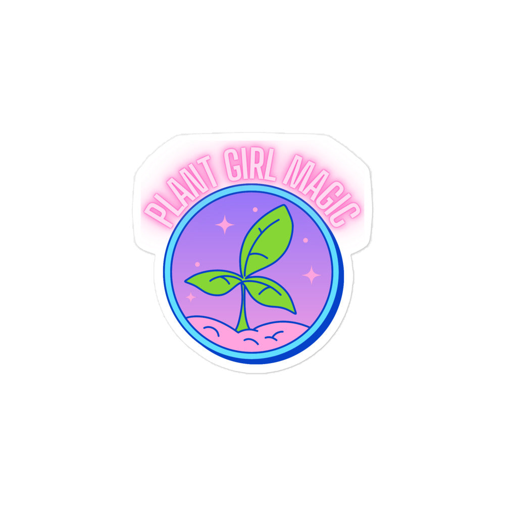 Plant Girl Magic Sticker